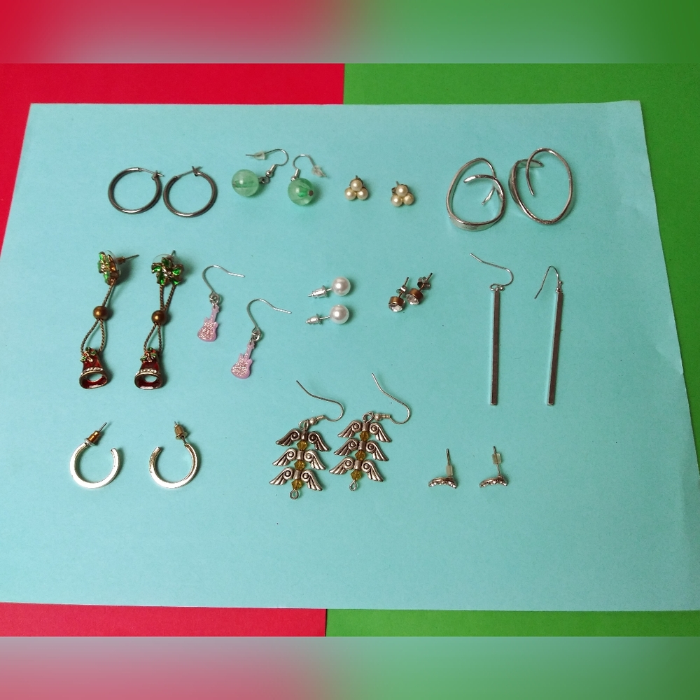 Casual Women's Exquisite Earrings Assortment Bundle Of 12